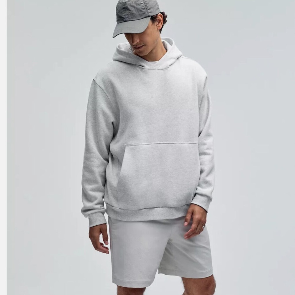 Lululemon Men’s Steady State Pullover Hoodie Light Grey